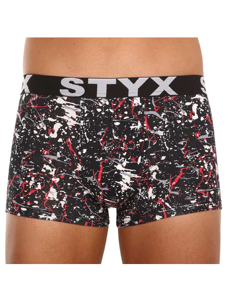 Styx Sada piatich - pánske boxerky Styx art športová guma viacfarebné