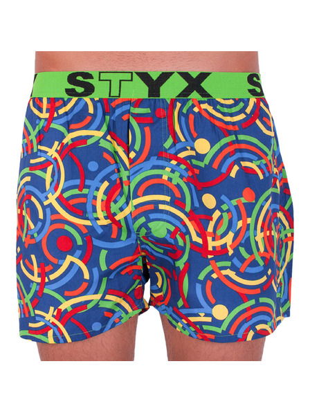 Styx Pánske trenky Styx art športová guma farebné