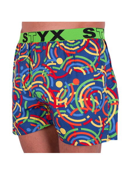 Styx Pánske trenky Styx art športová guma farebné