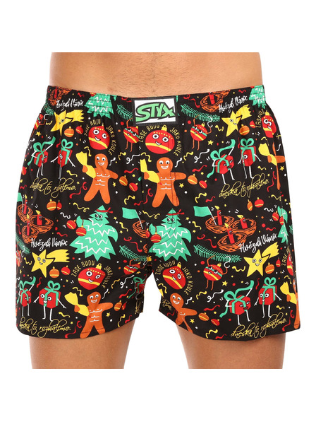 Styx Sada troch - pánske trenky Styx art klasická guma viacfarebné