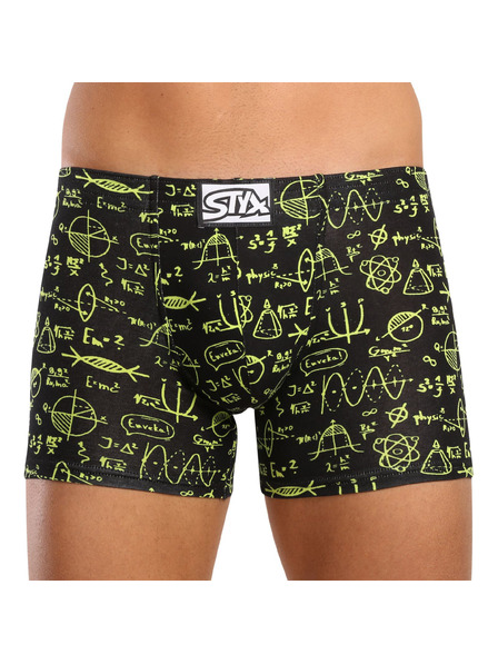 Styx Sada troch - pánske boxerky Styx long art klasická guma viacfarebné