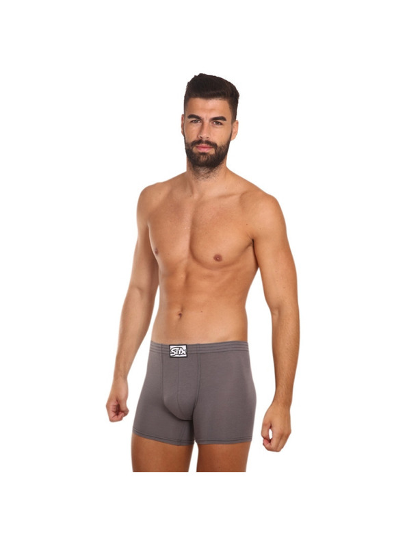 Styx Sada tri - pánske boxerky Styx long klasická guma viacfarebné