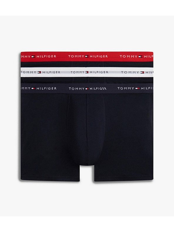Tommy Hilfiger Sada troch - pánske boxerky Tommy Hilfiger čierne nadrozmer
