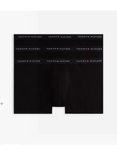 Tommy Hilfiger Sada troch - pánske boxerky Tommy Hilfiger čierne nadrozmer