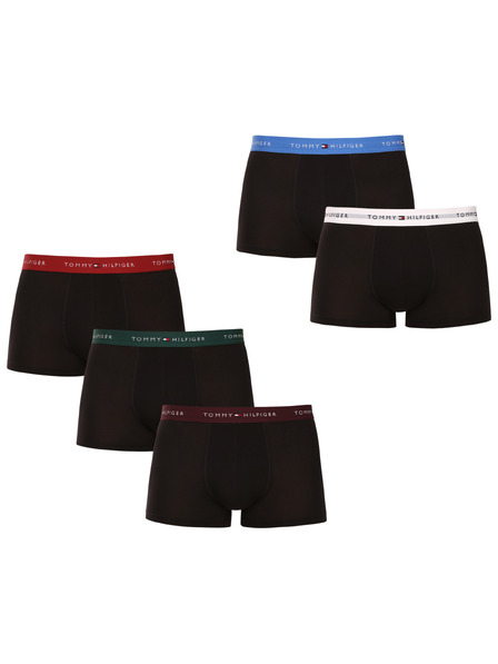 Tommy Hilfiger Sada piatich - pánske boxerky Tommy Hilfiger čierne