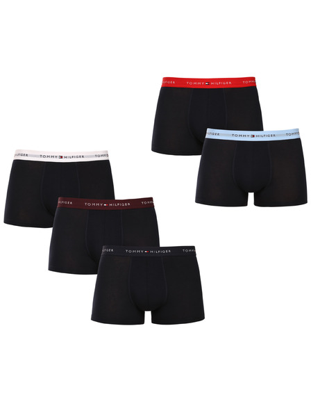 Tommy Hilfiger Sada piatich - pánske boxerky Tommy Hilfiger čierne