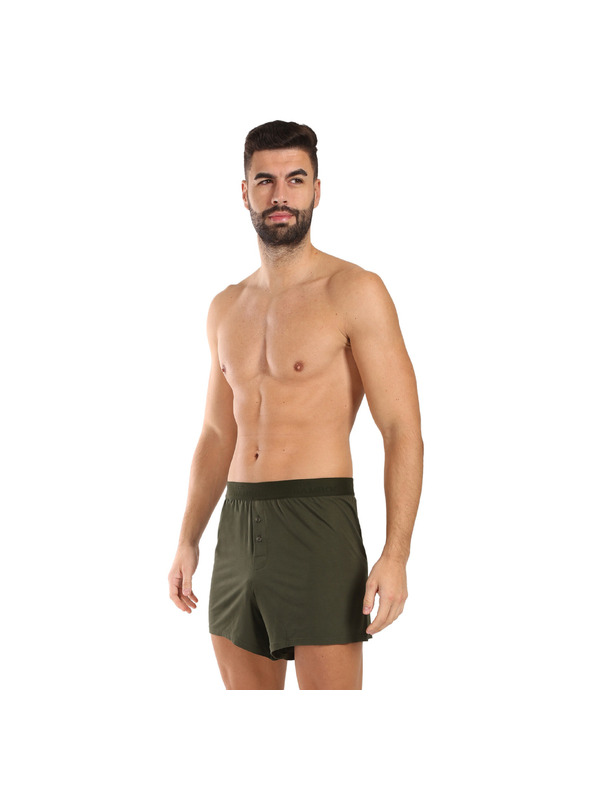 gino Pánske trenky Gino bambusové zelené