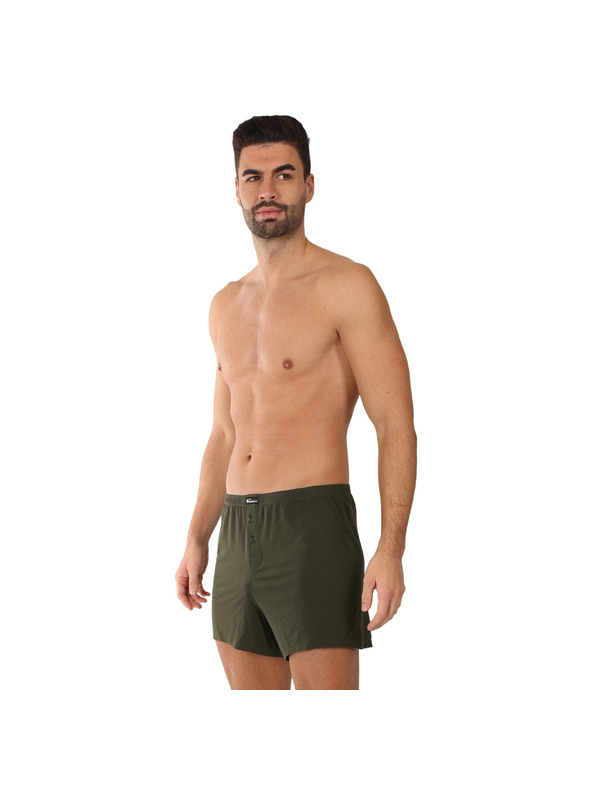 gino Pánske trenky Gino bambusové zelené