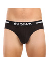 69slam Pánske slipy 69SLAM Hanry plain bamboo hip čierne