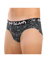 69slam Pánske slipy 69SLAM Andreas hip bamboo SKULLER
