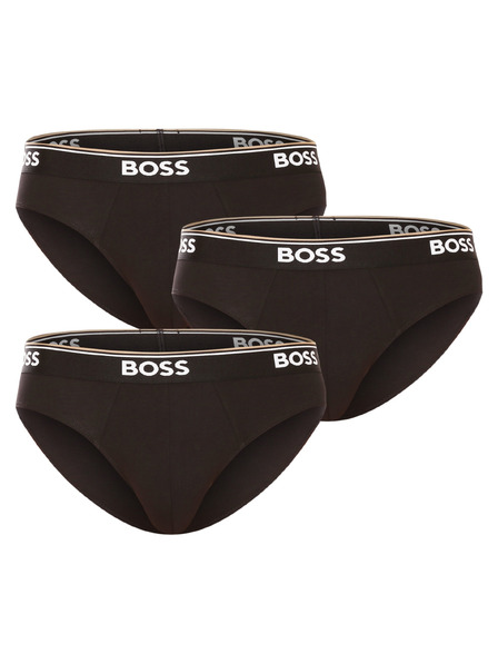 BOSS Sada troch - pánske slipy BOSS čierne