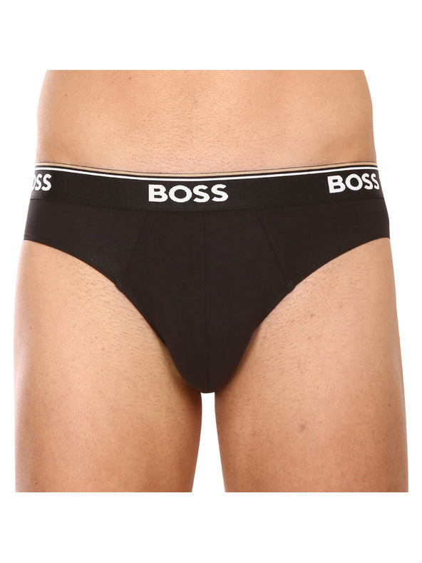 BOSS Sada troch - pánske slipy BOSS čierne