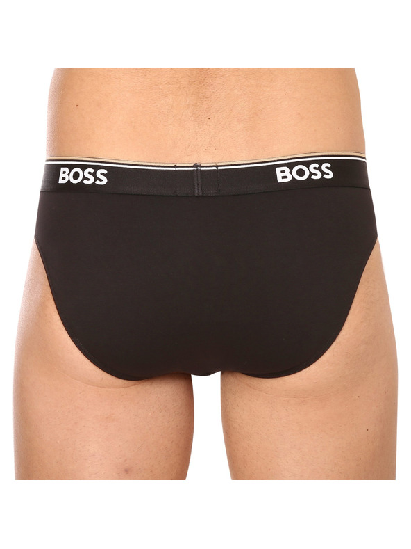 BOSS Sada troch - pánske slipy BOSS čierne