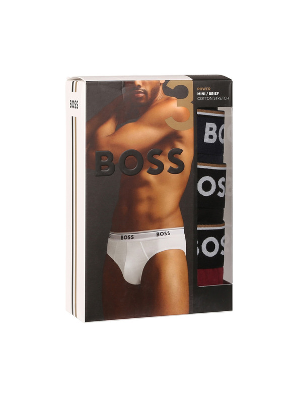 BOSS Sada troch - pánske slipy BOSS viacfarebné