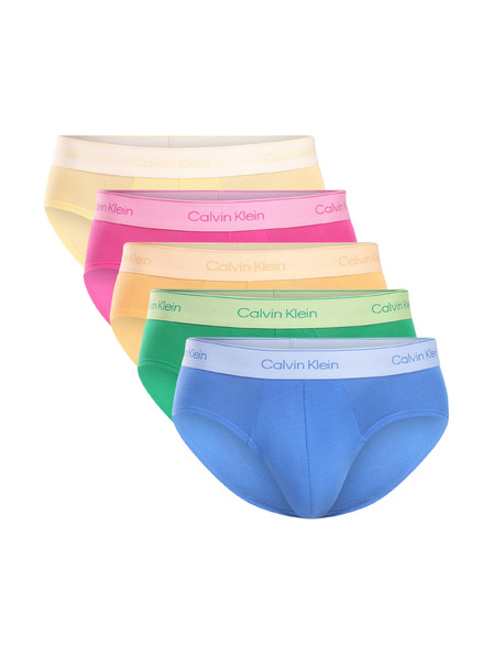 Calvin Klein Sada piatich - pánske slipy Calvin Klein viacfarebné