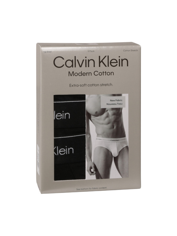 Calvin Klein Sada troch - pánske slipy Calvin Klein čierne