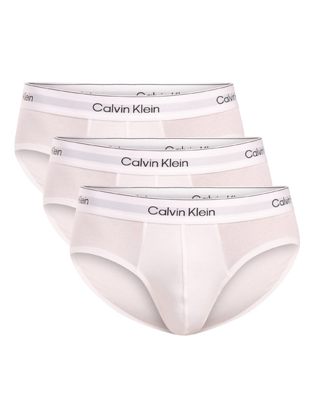 Calvin Klein Sada troch - pánske slipy Calvin Klein biele