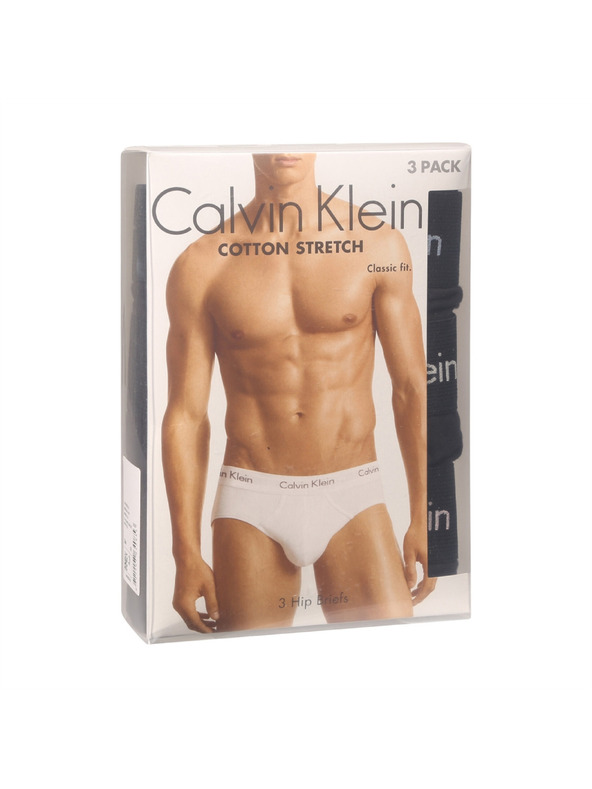 Calvin Klein Sada troch - pánske slipy Calvin Klein čierne