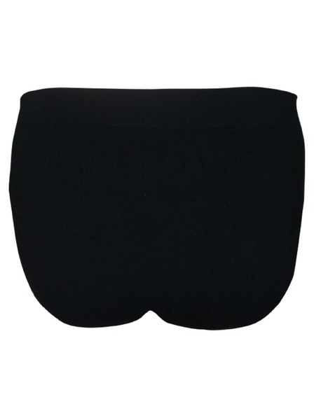 gino Pánske bezšvové slipy Gino bamboo black