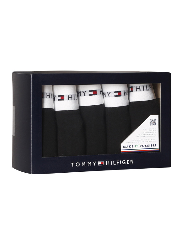Tommy Hilfiger Sada piatich - pánske slipy Tommy Hilfiger čierne