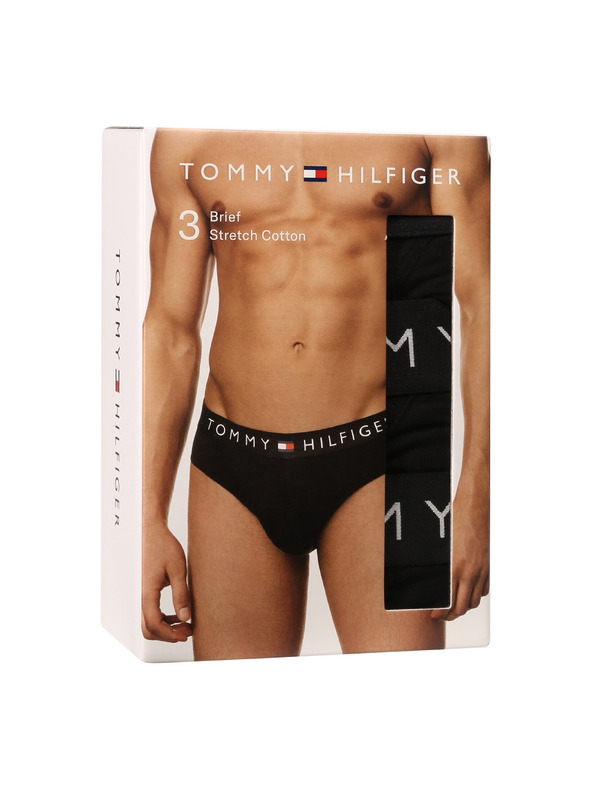 Tommy Hilfiger Sada troch - pánske slipy Tommy Hilfiger čierne