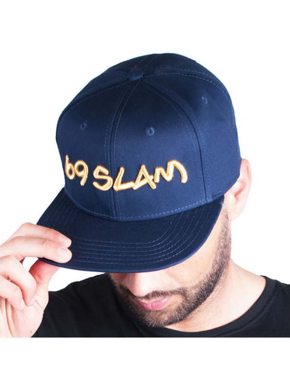 69slam Baseballová čiapka 69SLAM logo - JP tmavo modrá so zlatým nápisom