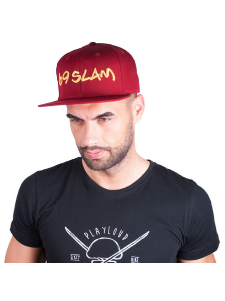 69slam Baseballová čiapka 69SLAM logo - JP bordó