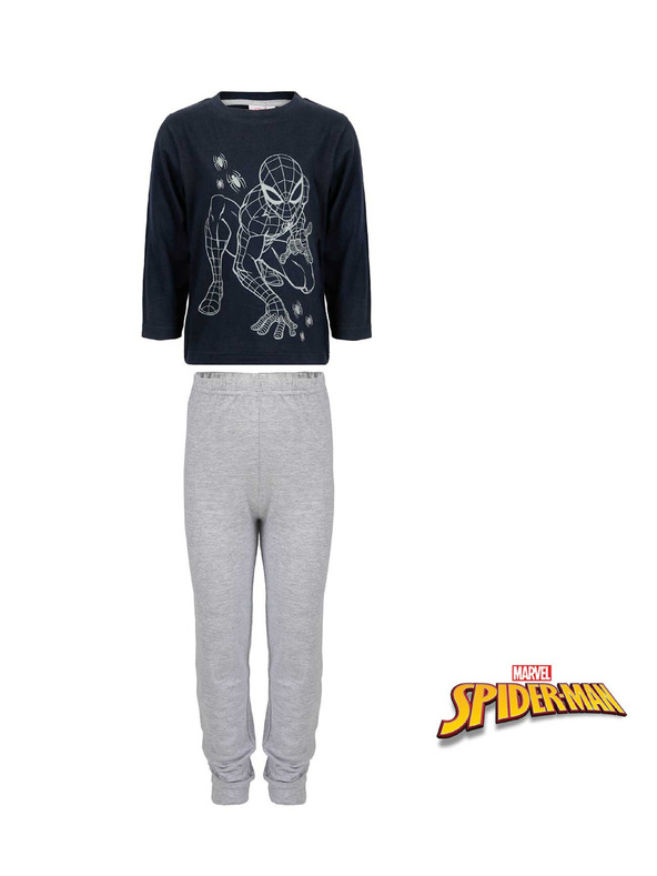 Trenýrkárna Chlapčenské pyžamo Marvel Spiderman viacfarebné (39234/grey)