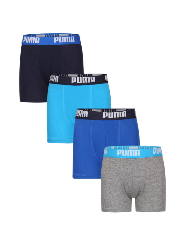 Puma Sada štyroch - chlapčenské boxerky Puma viacfarebné