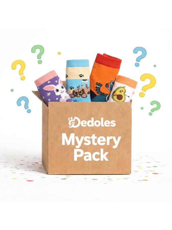 Dedoles Sada troch - detské ponožky Dedoles - MYSTERY BOX (náhodný výber)