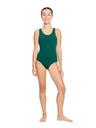 Modibodi Dievčenské menštruačné plavky Modibodi Performance Racerback One Piece Super Forest Green jednodielne