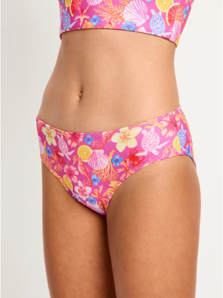 Modibodi Dievčenské menštruačné plavky Modibodi Dream Teen Swimwear Bikini Brief Light Tropicana Crush spodný diel