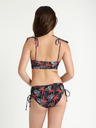 Modibodi Dievčenské menštruačné plavky Modibodi Teen High Bikini Jungle Palm Black spodný diel