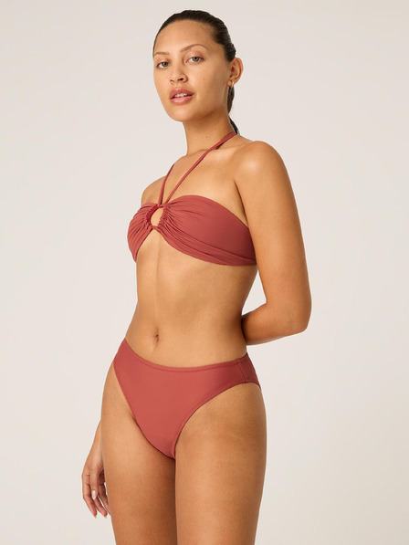 Modibodi Menštruačné plavky Modibodi High Hi-Leg Cheeky Sahara Red spodný diel