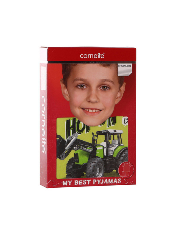 Cornette Chlapčenské pyžamo Cornette traktor (789/101)