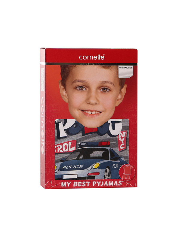 Cornette Chlapčenské pyžamo Cornette polícia (473/89)