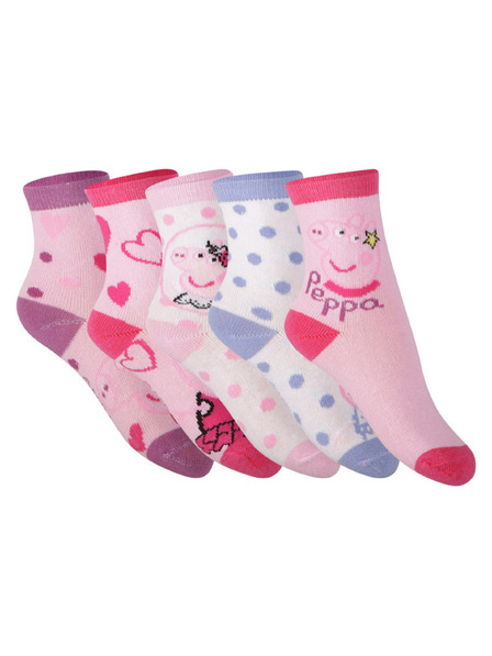 Cerdá Sada piatich - detské ponožky Cerdá Peppa Pig viacfarebné