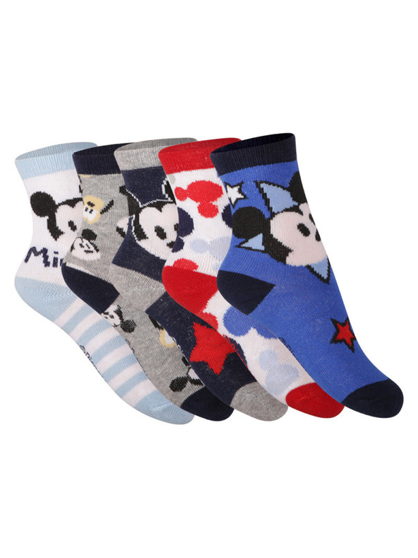 Cerdá Sada piatich - detské ponožky Cerdá Mickey viacfarebné
