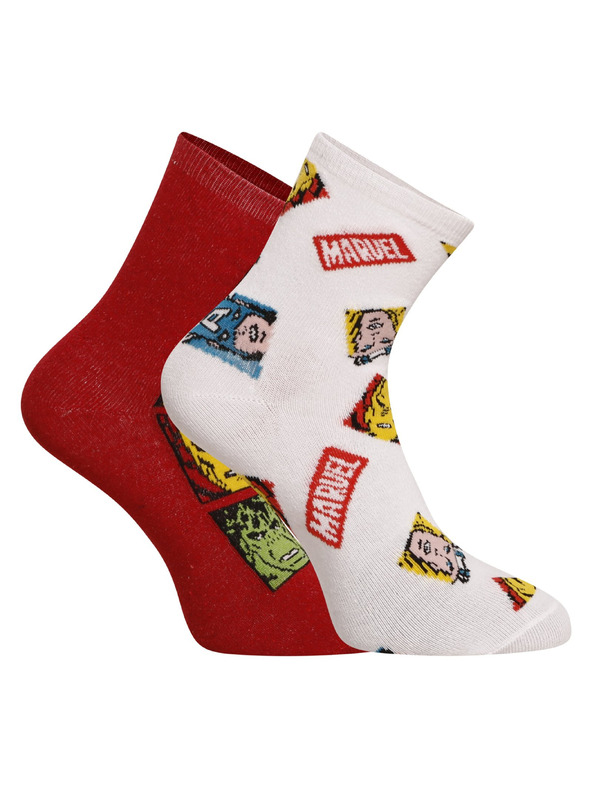 E plus M Sada dvoch - detské ponožky E plus M Marvel viacfarebné