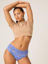 Modibodi Menštruačné nohavičky Modibodi Sensual Hi-Waist Bikini Moderate-Heavy Bouquet Blue