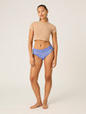 Modibodi Menštruačné nohavičky Modibodi Sensual Hi-Waist Bikini Moderate-Heavy Bouquet Blue