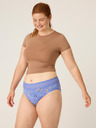Modibodi Menštruačné nohavičky Modibodi Sensual Hi-Waist Bikini Moderate-Heavy Bouquet Blue