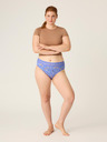 Modibodi Menštruačné nohavičky Modibodi Sensual Hi-Waist Bikini Moderate-Heavy Bouquet Blue