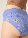 Modibodi Menštruačné nohavičky Modibodi Sensual Hi-Waist Bikini Moderate-Heavy Bouquet Blue
