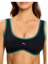 Modibodi Plavky Puma & Modibodi Scoop Bikini Top Black Orchid horný diel
