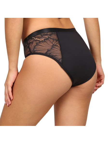 Love Luna Menštruačné nohavičky Love Luna čierne LUXE Lace Midi BRIEF