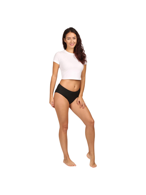 Love Luna Menštruačné nohavičky Love Luna Midi Black Eco