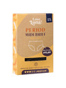 Love Luna Menštruačné nohavičky Love Luna Midi Black Eco