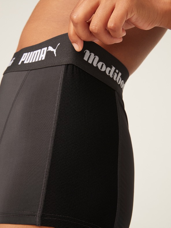 Modibodi Menštruačné nohavičky PUMA & Modibodi Active Boyshort Moderate-Heavy Dark
