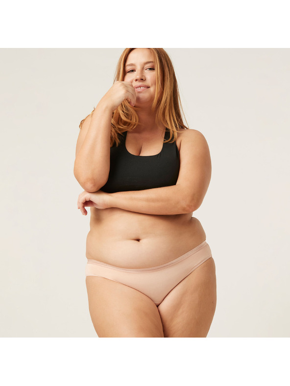 Modibodi Menštruačné nohavičky Modibodi Classic Bikini Light-Moderate Beige